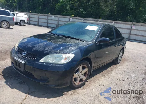 2004 Honda Civic Ex из США, поврежденный, VIN 1HGEM229X4L053375